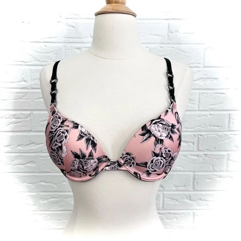 Victoria’s Secret Very Sexy Push-Up Floral Bra Size 32C